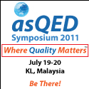 ASQED banner ad with tagline